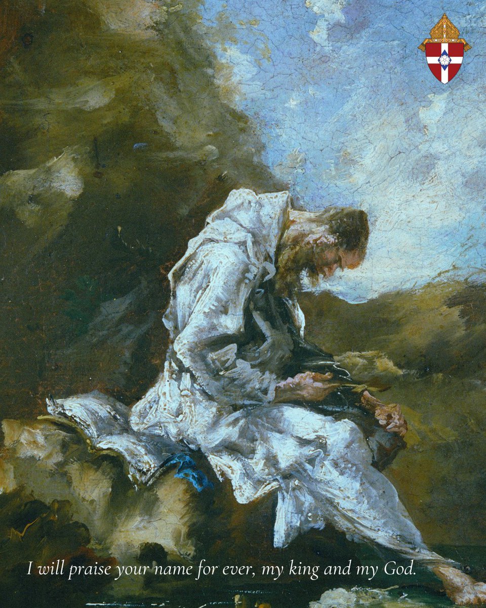 R. I will praise your name for ever, my king and my God.

Image: Hermit in the Desert by Alessandro Magnasco (1667-1749)