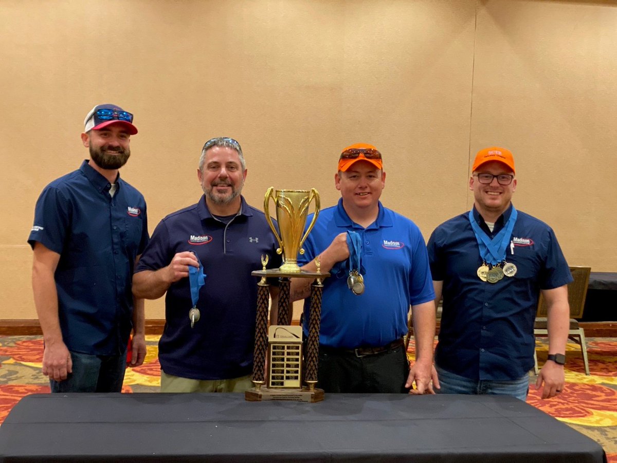 Our talented technicians delivered an outstanding performance, earning 12 of 24 medals and securing 1st Place Overall for the 14th year in a row at the SCTE Cable-Tec Games held in St. Louis yesterday! Congrats to all!