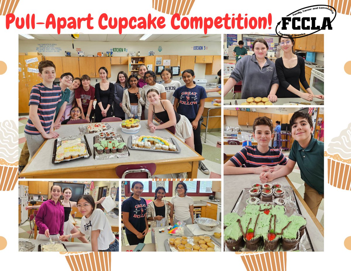 GHMSFCCLA's tweet photo. Spring Competition underway! What will the winning pull-apart cake be? @SCSD_GMS https://t.co/mTbK9hgPnd