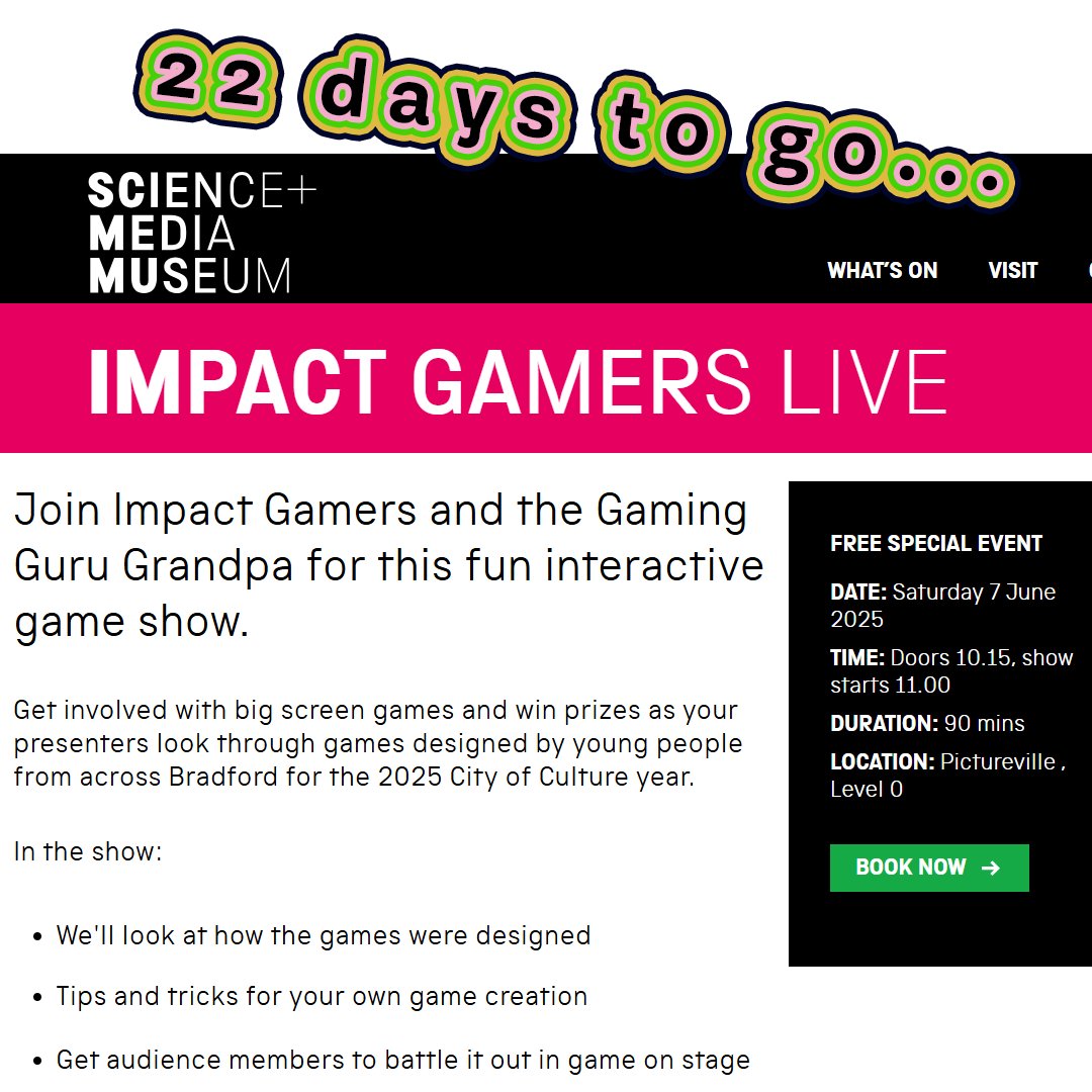 Our FREE  LiVE show #7, on the 7th... at 11 (7am is a bit early)
Get your tickets impactgamers.net/live