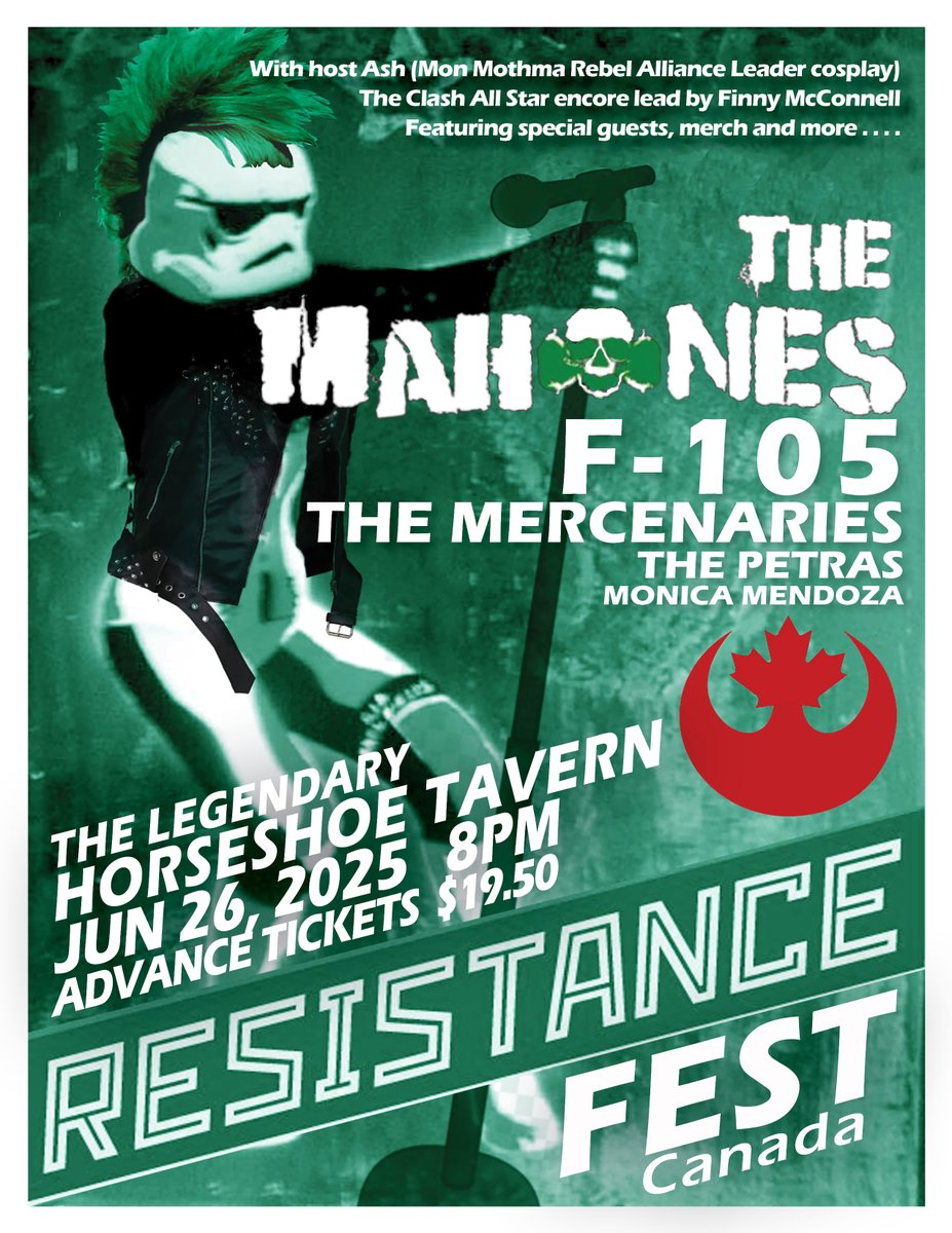 ANNOUNCING F-105 @ RESISTANCE FEST CANADA | HORSESHOE TAVERN - mailchi.mp/f04c6ca31bb3/a…