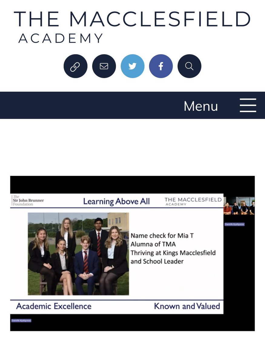 The King's School in Macclesfield (@kingsmac6thform) on Twitter photo So incredibly proud of Mia being mentioned in her former schools Headmasterās bulletin! <a href="/TheMaccAcademy/">TMA The Macclesfield Academy</a> Mia is described as an inspiration to younger pupils. #proud <a href="/Head_Kingsmac/">Jason Slack</a> <a href="/kingsmac/">The King's School</a> So incredibly proud of Mia being mentioned in her former schools Headmasterās bulletin! <a href="/TheMaccAcademy/">TMA The Macclesfield Academy</a> Mia is described as an inspiration to younger pupils. #proud <a href="/Head_Kingsmac/">Jason Slack</a> <a href="/kingsmac/">The King's School</a>