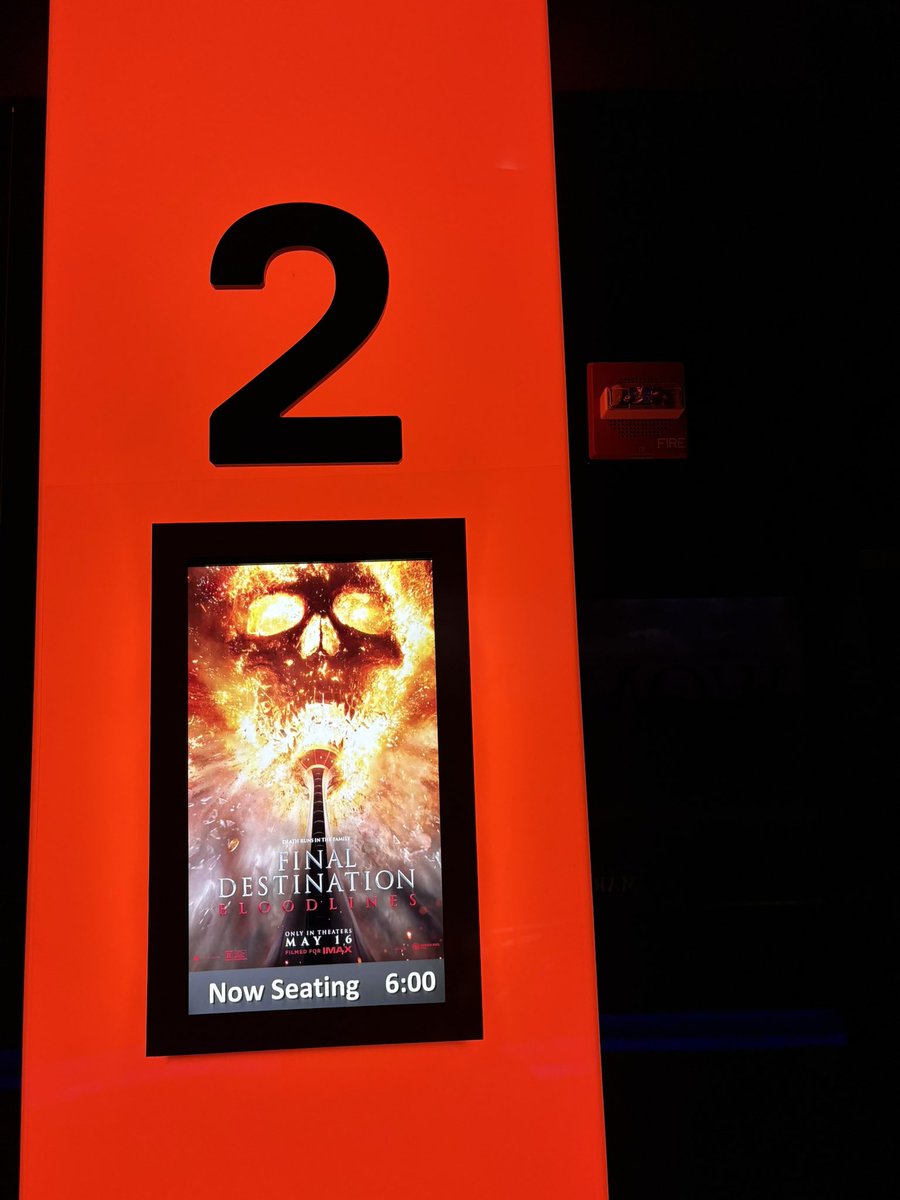 I had so much fun watching #FinalDestinationBloodlines ! Wow! It actually exceeded my expectations in regards to the storyline, cast and, of course, the amount of gore and inventive deaths (beware of garbage trucks!). I can definitely see myself watch it again. So worth it!