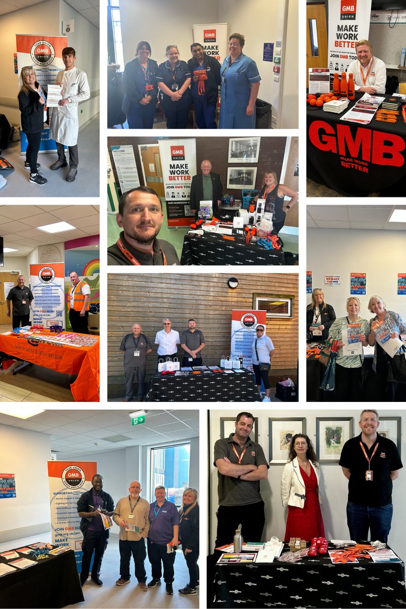 💙🧡 A brilliant day across NHS hospitals! 🏥🚑

We spoke with incredible staff, welcomed new members &amp; stood proud with our NHS family. Thanks to everyone who came by to chat or join!

Together, #WeMakeTheNHS 💙🧡