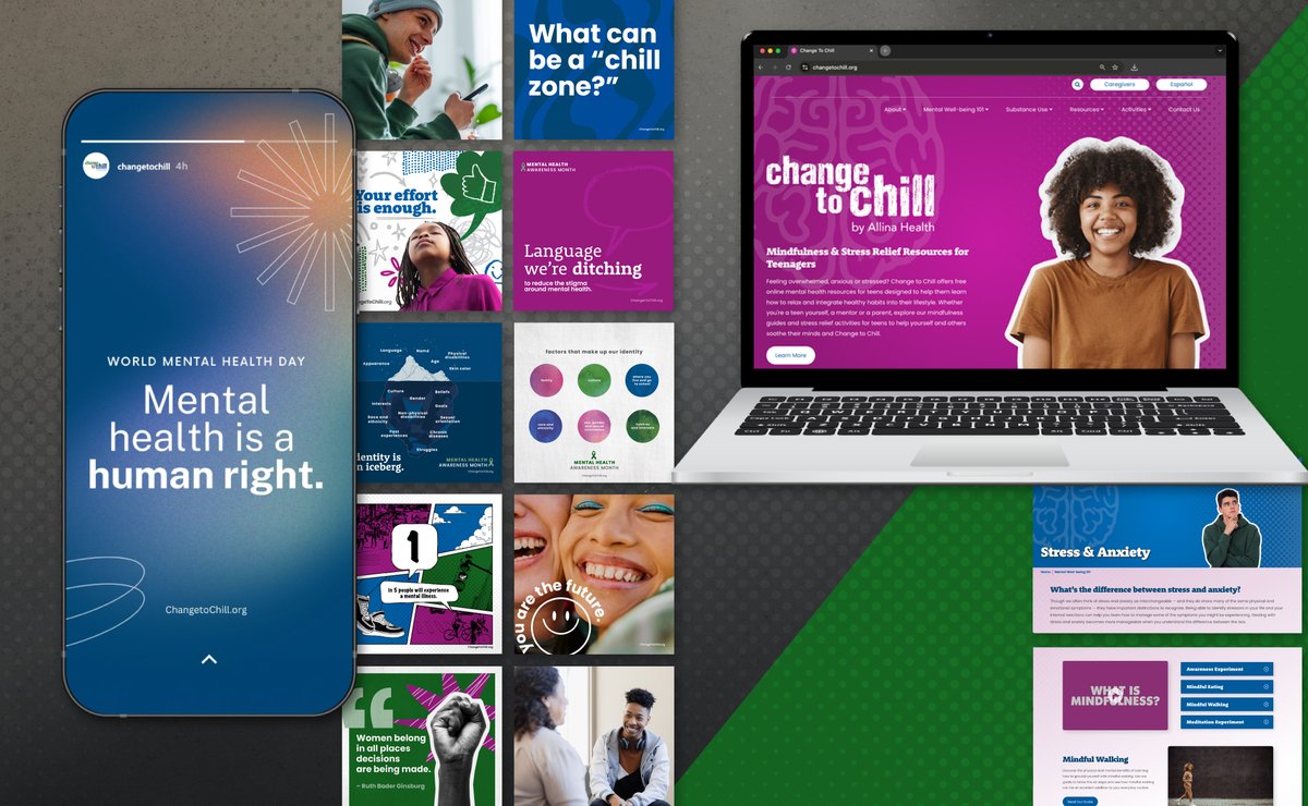 Trilix (@trilix) on Twitter photo This #MentalHealthAwarenessMonth, we’re recognizing Change To Chill by <a href="/AllinaHealth/">Allina Health</a>. Change To Chill is a hub of informational resources designed to support teens’ and young adults’ mental health and well-being.
Learn more by heading to ChangeToChill.org. This #MentalHealthAwarenessMonth, we’re recognizing Change To Chill by <a href="/AllinaHealth/">Allina Health</a>. Change To Chill is a hub of informational resources designed to support teens’ and young adults’ mental health and well-being.
Learn more by heading to ChangeToChill.org.