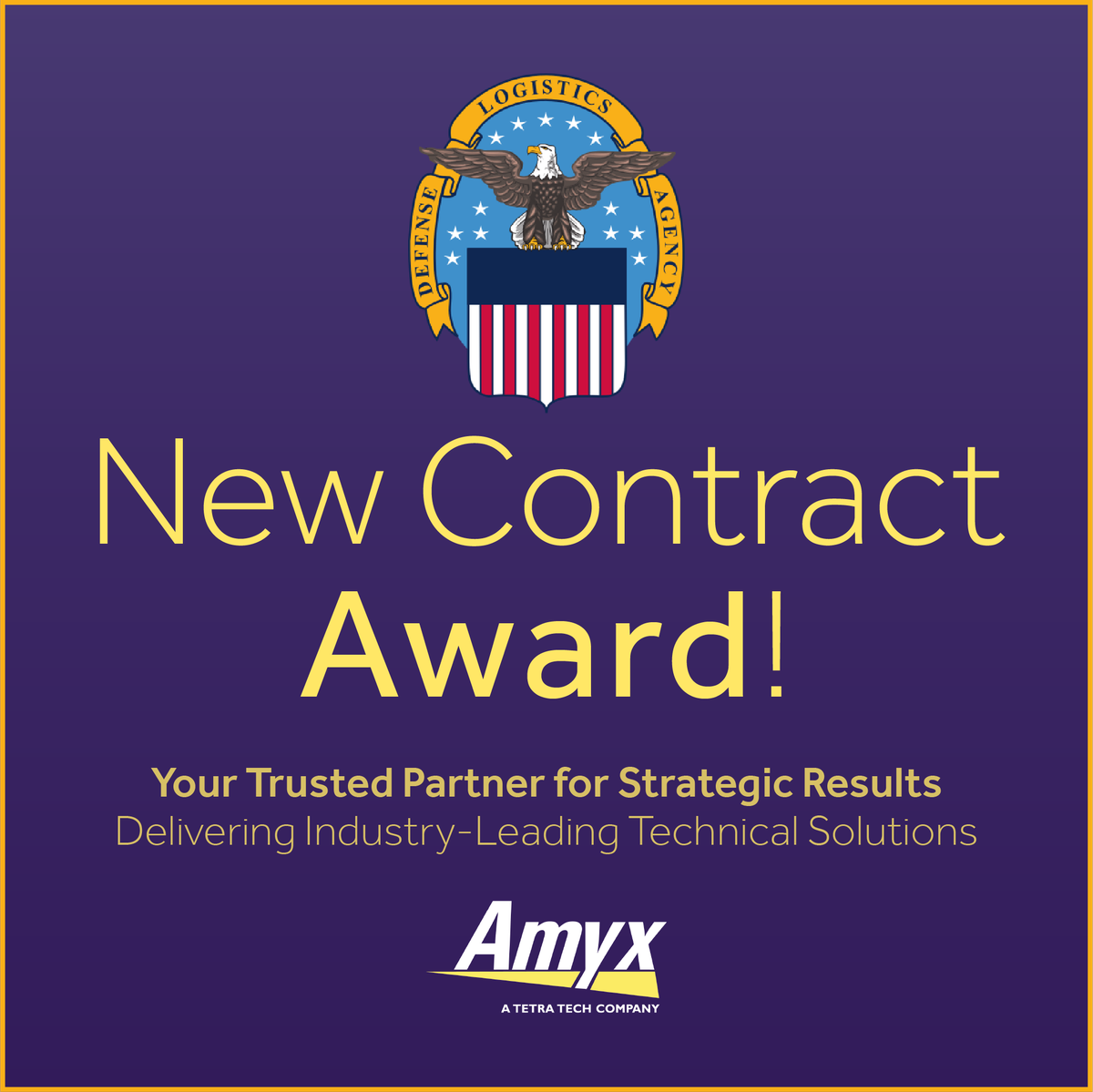 AmyxInc's tweet photo. Amyx is proud to announce our award of the DLA Procurement Integrated Enterprise Environment (PIEE) Tier II Help Desk Support task order, which was issued to our Joint Venture, AIX Tech.  

See the full announcement on our LinkedIn page: https://t.co/1EkJBUzY2g https://t.co/CL4H2etNIB