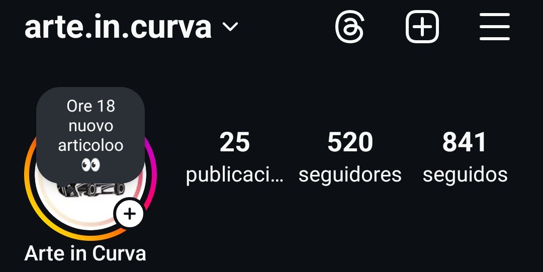 Ciao amichetti, non sono più tanto presente su questo social ma volevo spammarvi la mia pagina su ig, scrivo di F1...se vi va date un'occhiata 🥹💕