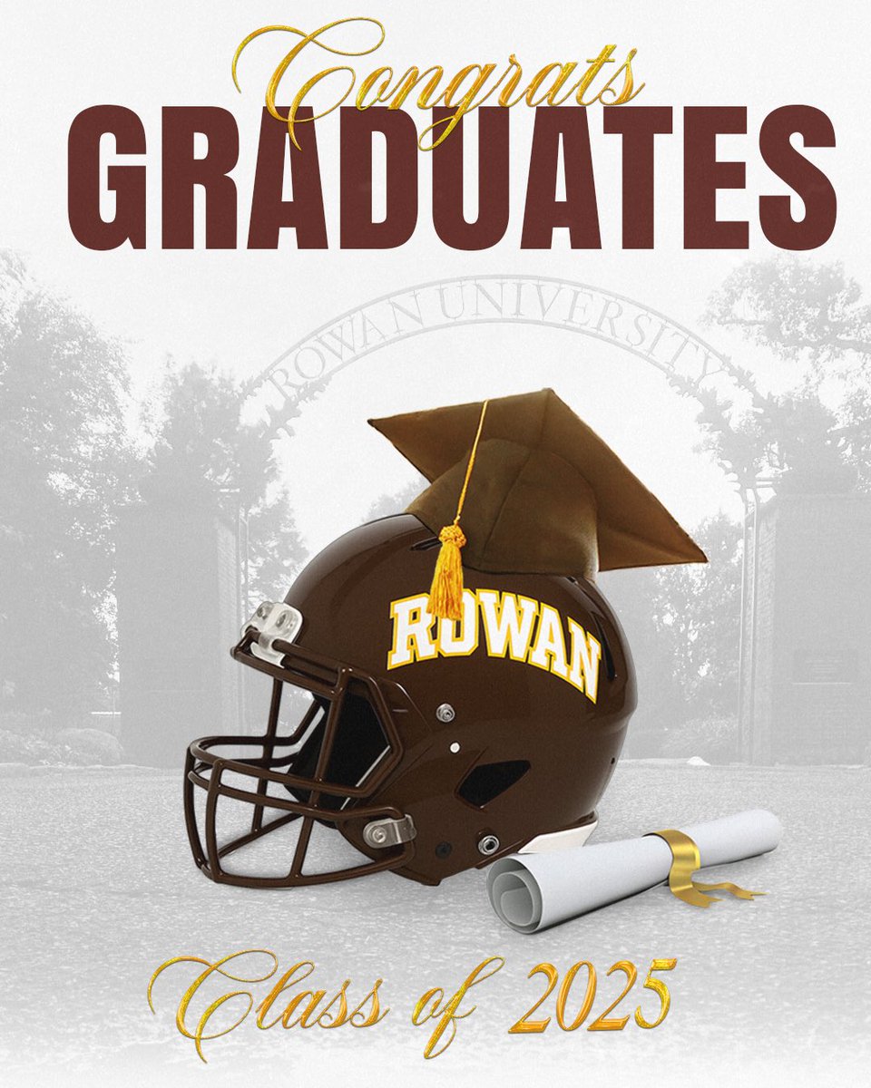 Rowan_Football's tweet image. As we wrap up graduation week we want to congratulate all Rowan University graduates but more specifically the members of the football program! 🦉🏈
May you go on to be great leaders and role models in the communities you impact!
#d3fb #goprofs #profpride #porkroll
