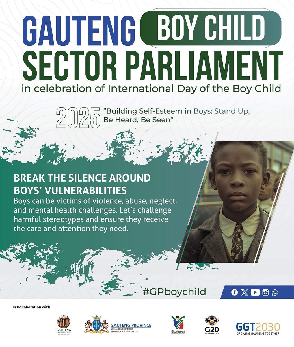 Today we amplify the voices of our young men at the Boys Sector Parliament — shaping tomorrow’s leaders through dialogue, responsibility, and action, as we celebrate International Boys Day. 

#BoysParliament2025 #YouthVoicesMatter 
#FutureLeaders 
#GPLYouth 
#EmpowerTheBoyChild