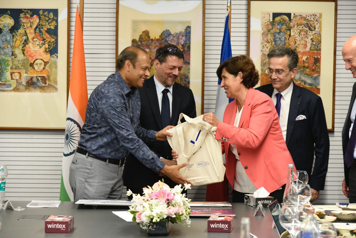 Ministry of Culture (@minofculturegoi) on Twitter photo The meeting took place today at <a href="/ngma_delhi/">National Gallery of Modern Art New Delhi</a> in the presence of Ms. Anne Grillo, DG for Global Affairs and Cultural Diplomacy, MOFA France. (2/3)
#CultureUnitesAll The meeting took place today at <a href="/ngma_delhi/">National Gallery of Modern Art New Delhi</a> in the presence of Ms. Anne Grillo, DG for Global Affairs and Cultural Diplomacy, MOFA France. (2/3)
#CultureUnitesAll