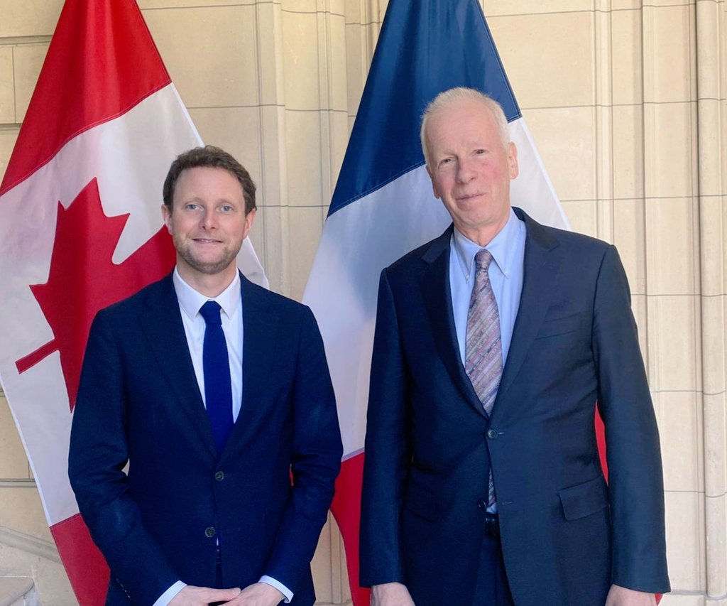 Stéphane Dion (@ambstephanedion) on Twitter photo Fruitful discussion with the Haut-commissaire au plan <a href="/CBeaune/">Clément Beaune</a> on the initiatives to be taken to keep strengthening ties between Canada, France and Europe in the face of current economic and geostrategic challenges. Fruitful discussion with the Haut-commissaire au plan <a href="/CBeaune/">Clément Beaune</a> on the initiatives to be taken to keep strengthening ties between Canada, France and Europe in the face of current economic and geostrategic challenges.