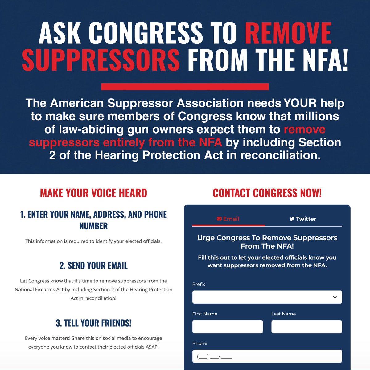 American Suppressor Association tweet media