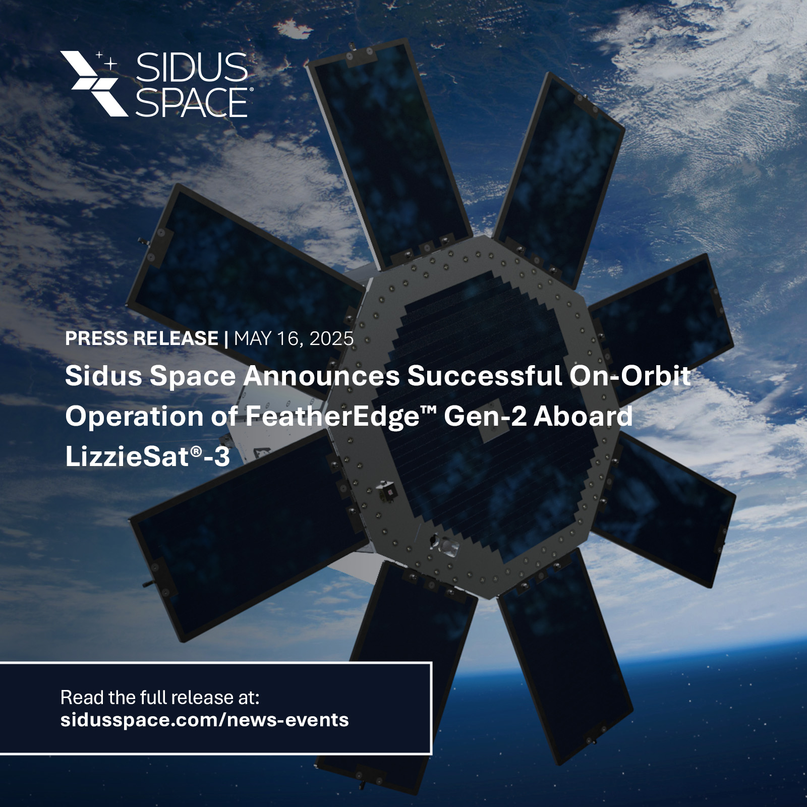Sidus Space on X: 