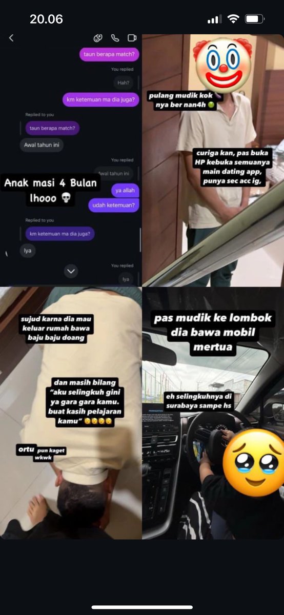 whoopziiy's tweet photo. Dah gila njirr istri lagi hamil malah selingkuh ama 20 cewe berujung kena penyakit kel*min

Selingkuh pake mobil mertua, biaya nikah yg nanggung istri, udah gitu playvic lagi🤢🤮 https://t.co/BVTONY3yoH