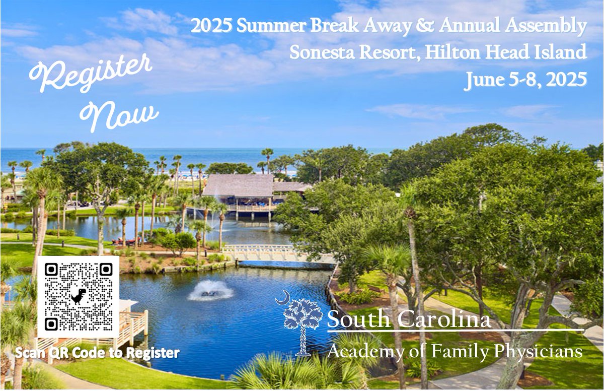 🚨Time is running out.  Register today. HOT Topics Include:  AI In Medicine, Top Ten Issues in Health Care, KSA- Heart Disease,  Point of Care Ultra Sound Workshop, and much more. scafp.org