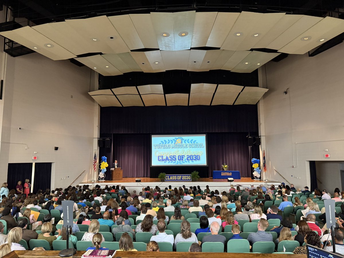 TupeloMiddle's tweet image. Congratulations Class of 2030!! 🌊💛