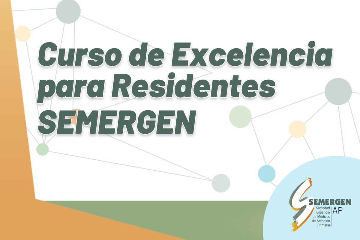 ¡Atención Residentes! SEMERGEN dispone de un 🟠Curso de Excelencia para Residentes compuesto por talleres teórico-prácticos que forman parte de un amplio programa de formación avanzada.
 👉Cada taller consta de dos partes diferenciadas pero interrelacionadas: una primera de