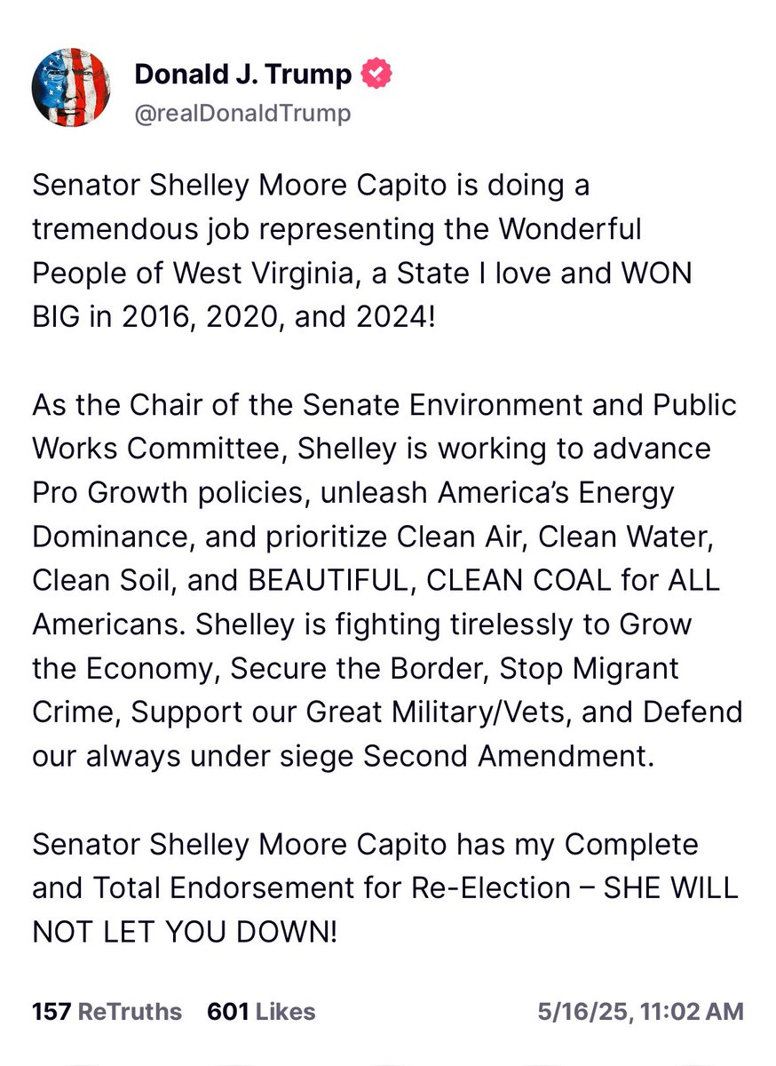 Thank You <a href="/realDonaldTrump/">Donald J. Trump</a>!