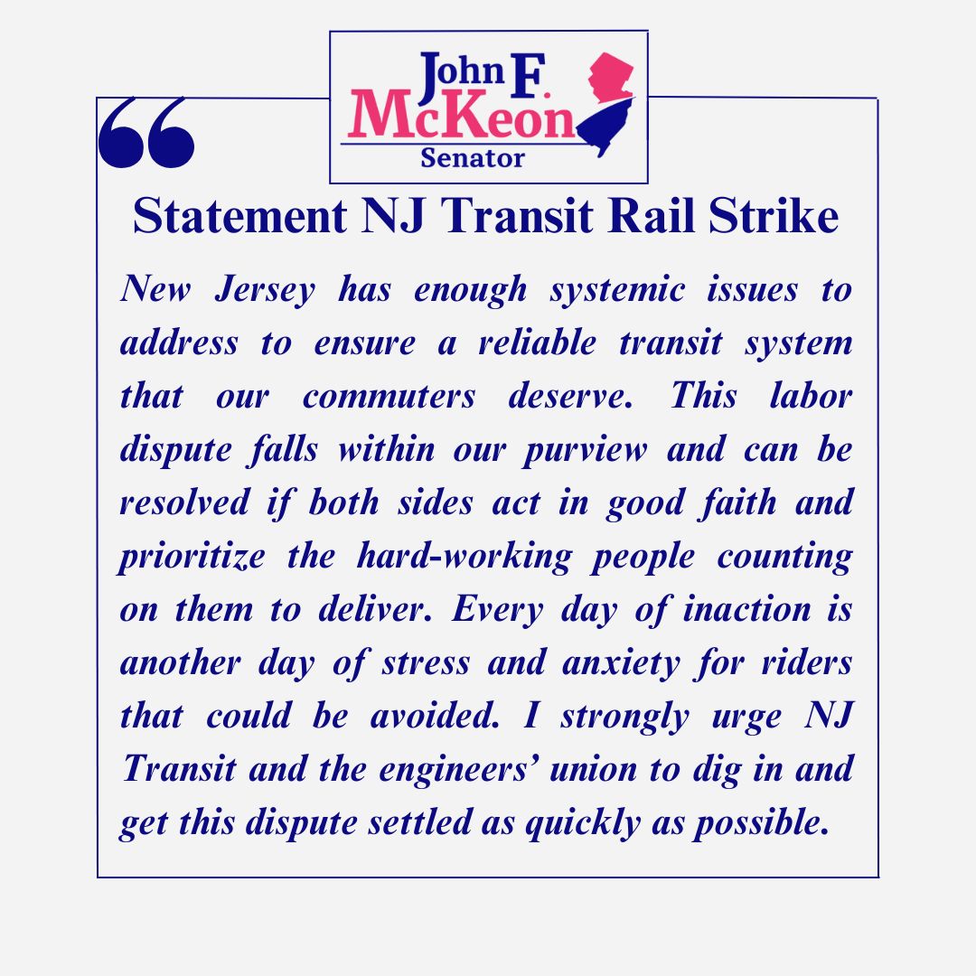 John F. McKeon (@johnfmckeon) on Twitter photo At 12:01am New Jersey Transit engineers began a strike that has left countless commuters stranded. Both parties must dig in and get this settled as quickly as possible. Please follow <a href="/NJTRANSIT/">NJ TRANSIT</a> to stay up-to-date with the latest information. At 12:01am New Jersey Transit engineers began a strike that has left countless commuters stranded. Both parties must dig in and get this settled as quickly as possible. Please follow <a href="/NJTRANSIT/">NJ TRANSIT</a> to stay up-to-date with the latest information.