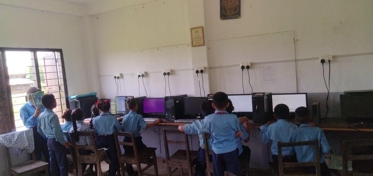 HFNepal's tweet photo. Dear health foundation Nepal member,
Below are the updates from health foundation Nepal activities this week regarding Digital Literacy as
Instructors are teaching computer basics to boost tech in learning in school . https://t.co/RWtKSrj8Wz