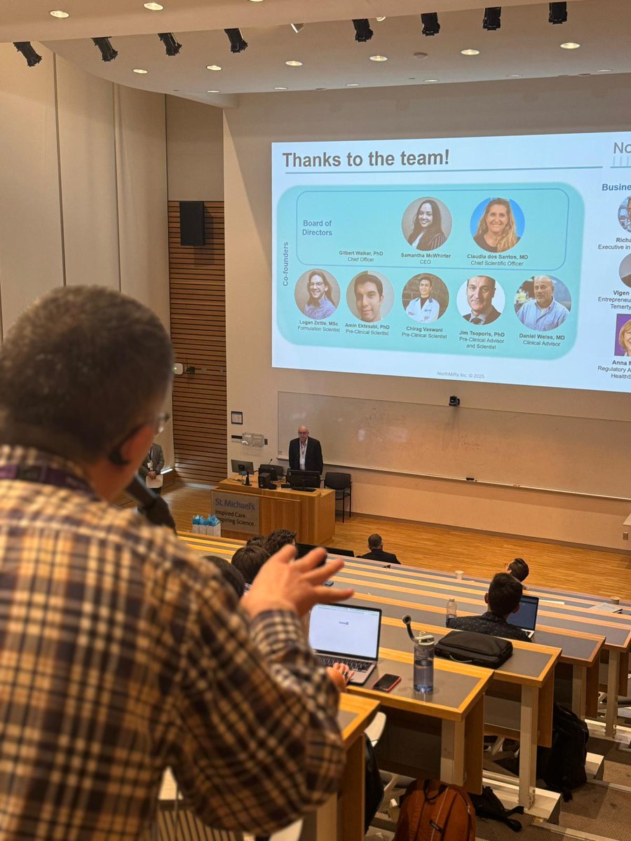 MichaelKolios's tweet image. Excellent first talk at @iBESTResearch symposium by Dr Gilbert Walker on lipid nanoparticles for therapeutics. Thank you to our VPs research for their opening remarks and all participants! Great work with clinical impact!