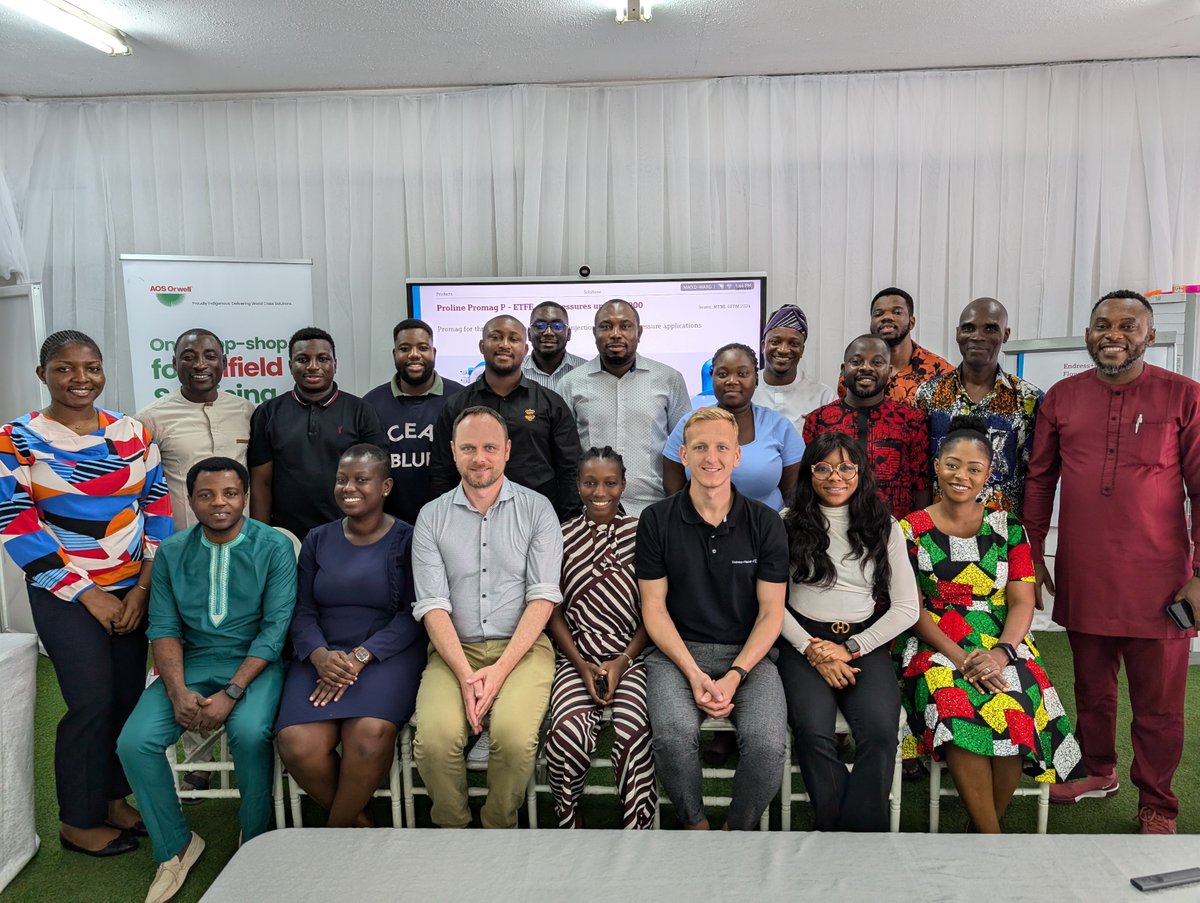 AOSOrwell's tweet photo. We’ve successfully wrapped up the 3-day Basic Sales Training on Flow Measuring Technologies delivered by #EndressHauser.
It’s been an insightful program for the Sales Reps. Now it’s time to take the knowledge from the room to the field.

#AOSOrwell #SalesTraining #FlowMeasurement https://t.co/5gHUxJJ0ZC