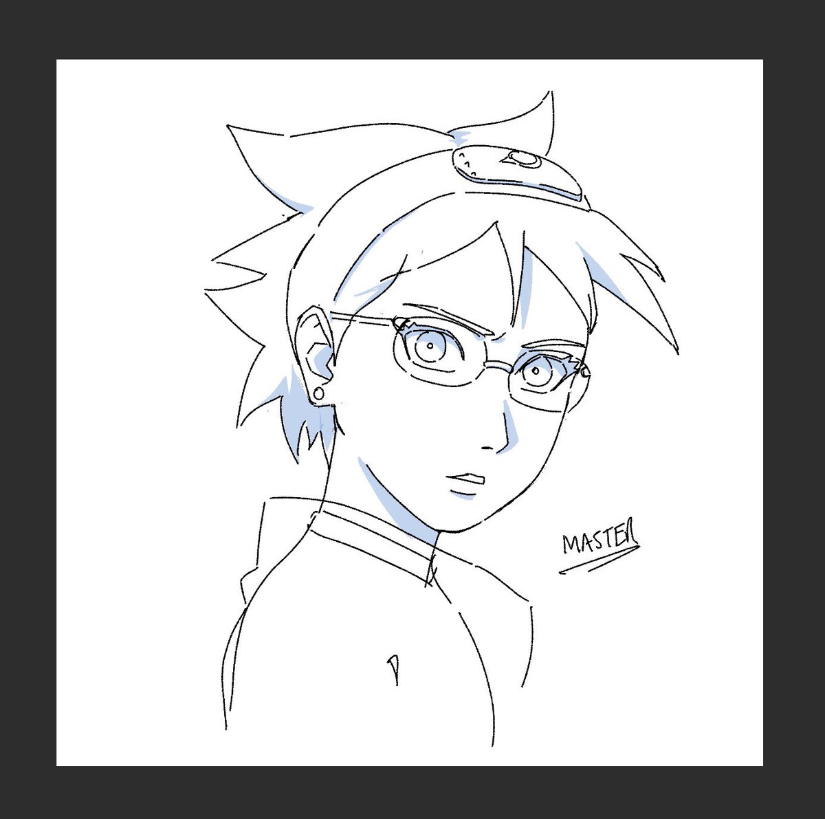 0xbiwan's tweet image. My take of the Sarada sketch everyone at Galactic Republic studios is doing