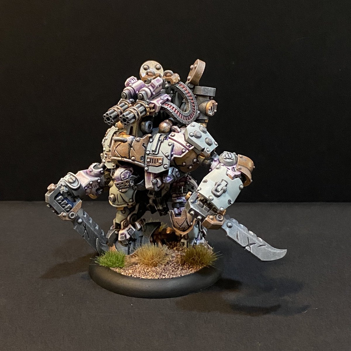 OrosWu's tweet photo. Second Plugger. Commission one. #warmachine #warmachinehordes #warmahordes #cygnar #gravediggers #ウォーマシン #ウォーマシンMK4 https://t.co/YfNT79aXCv