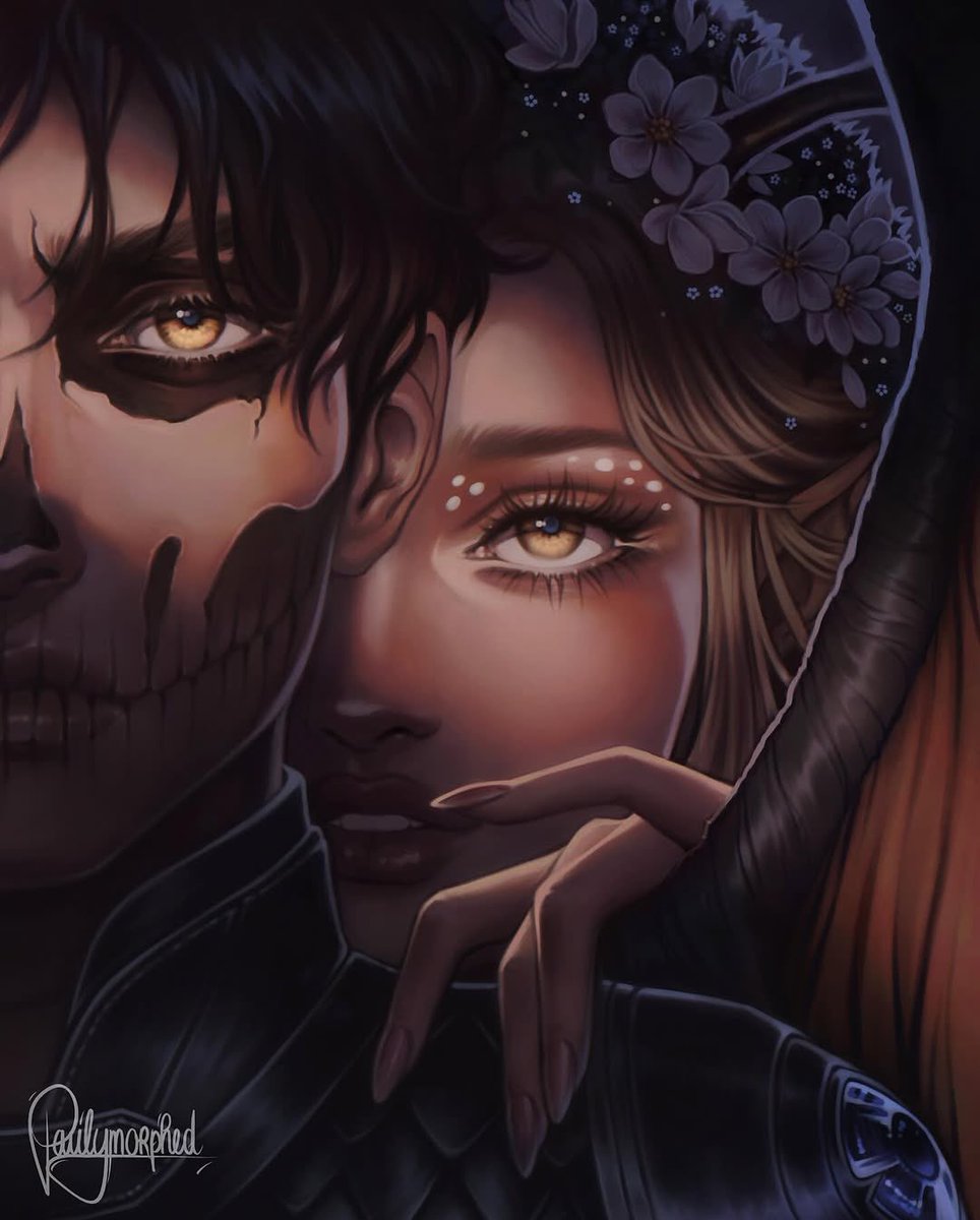 Death &amp; his lovely fawn .♡

Art by  paulymorphed Commission by emilybookishtales🫶🏻

Don’t Repost 🚫