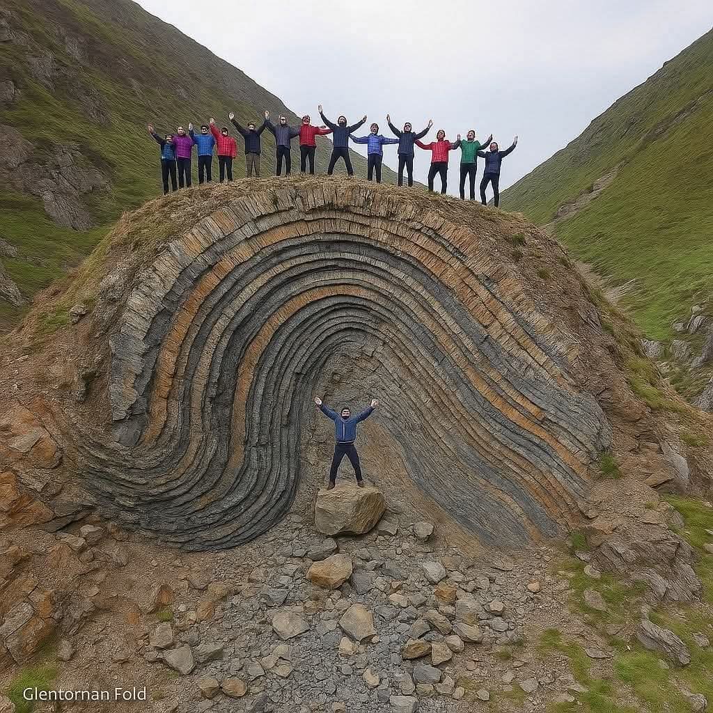 ما هو التفسير الجيولوجي المناسب للصورة؟🤔
🔥⚒🔥
Can you give the interpretation for this pic?

#Yasser_Khalil