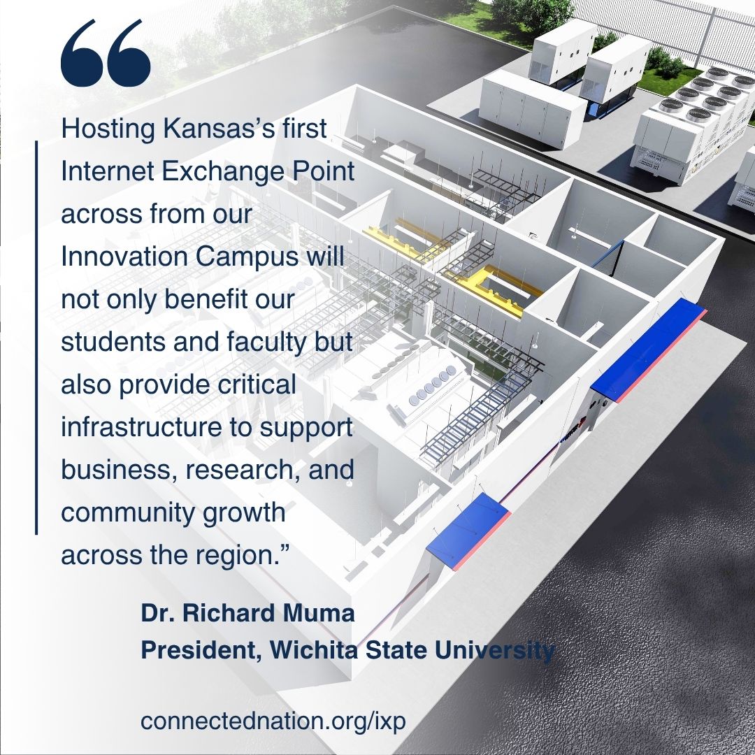 👏 Yesterday's groundbreaking at Wichita State University marks the launch of the Kansas’s first Internet Exchange Point (IXP).
 
We asked some of the individuals who helped make it happen to share their thoughts on this step forward for Kansas’s digital future. 🗯️