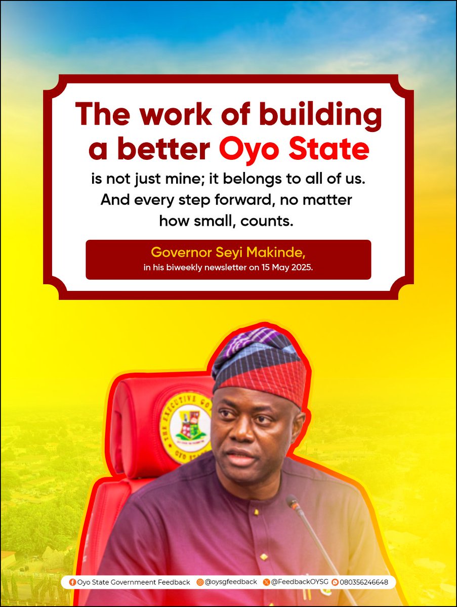 Oyo State Government Feedback tweet media