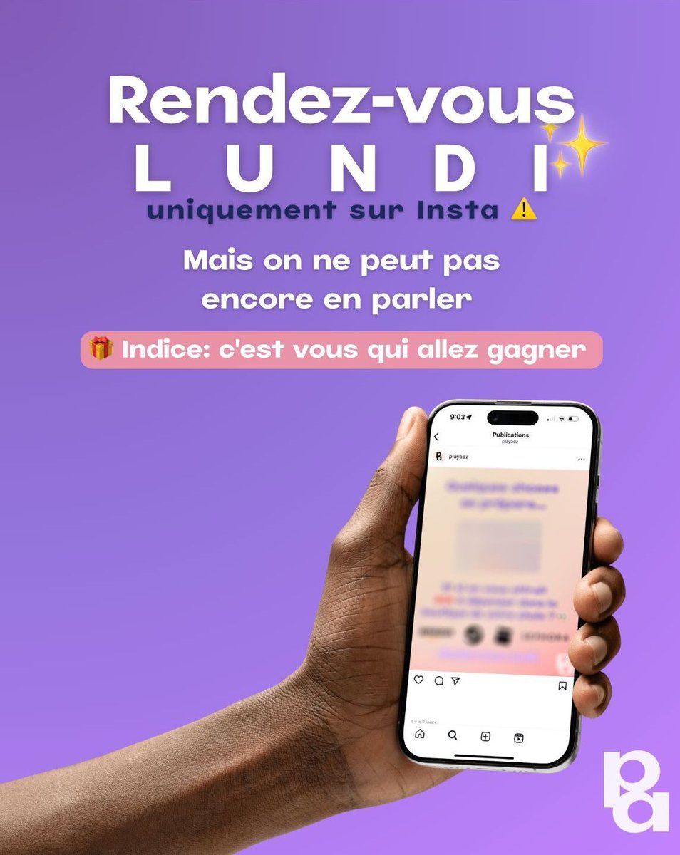 Une belle annonce se prépare lundi sur Instagram. 
Indice: c'est vous qui allez gagner

Rendez-vous sur Instagram, pour ne rien rater ! 😎