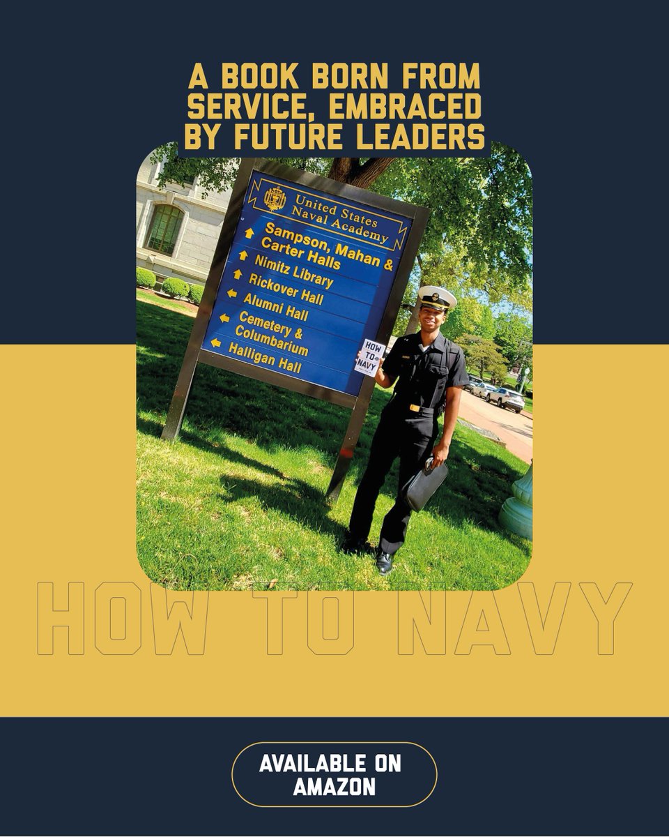 bigchiefcross's tweet photo. From the halls of the Naval Academy to the next generation of leaders—How To Navy is more than a book.

It’s a bridge from service to action.

🎖️ Real leadership starts before the title.

📘 Now on Amazon → https://t.co/jMlMrE1Fm2

#howtonavy #leadershipinaction #militarywisdom https://t.co/zmngaHtW19
