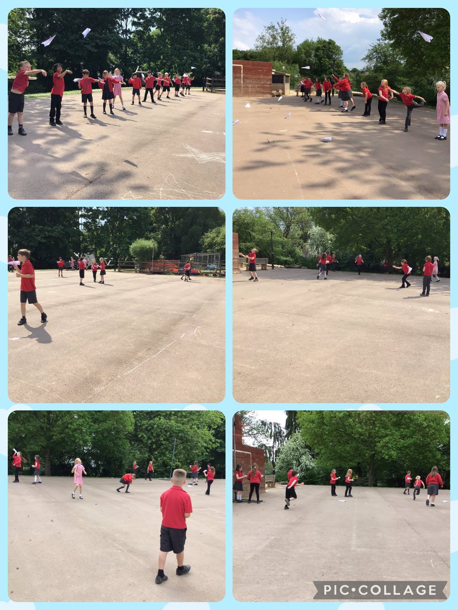 This week the children in Year 3 have been exploring forces when flying paper planes.