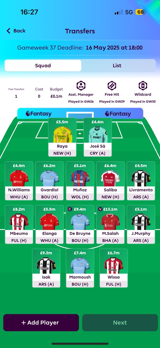 MasonGargett's tweet photo. @thefplbois @FPLGOAT7 What’s the plan here you think? https://t.co/5wkNOSbfXA