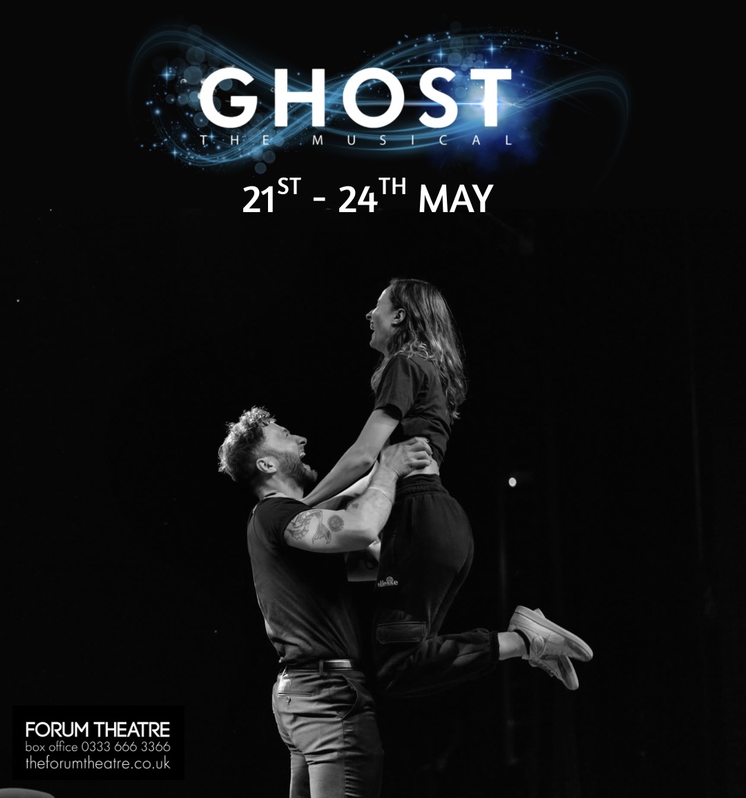 We’re leaping in to the weekend very excited as the set and crew will have their get in day for 𝗚𝗵𝗼𝘀𝘁: 𝗧𝗵𝗲 𝗠𝘂𝘀𝗶𝗰𝗮𝗹 this Sunday!

Remaining tickets are going quick so don’t miss your chance to believe next week 21st - 24th May
🔗 theforumtheatre.co.uk/events/ghost-t…