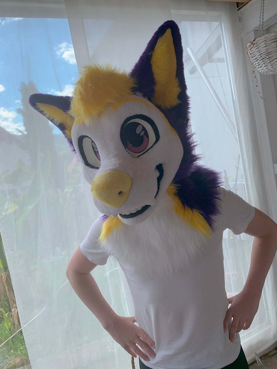 Hej, a few days ago I got a big package and the joy was huge, finally my doggo arrived. Thanks to <a href="/nukecreations/">☢️Nuke Creations☢️</a> for bringing my Husky to life :3
✂️<a href="/nukecreations/">☢️Nuke Creations☢️</a> 
#FursuitFriday #furry #FursuitEveryday #fursuiting #furries