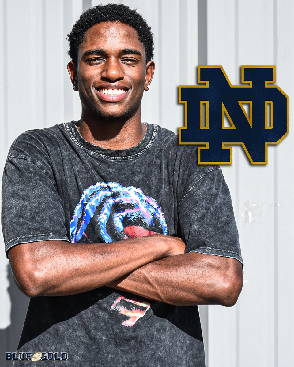 Mike Singer (@miketsinger) on Twitter photo Lake Mary (Fla.) High WR Brian Williams Jr. tells <a href="/BGInews/">BlueandGold.com</a> that he's locked in a June official visit with Notre Dame ☘️
He's the high school teammate of Irish QB commit Noah Grubbs 👀
Update: on3.com/teams/notre-da… Lake Mary (Fla.) High WR Brian Williams Jr. tells <a href="/BGInews/">BlueandGold.com</a> that he's locked in a June official visit with Notre Dame ☘️
He's the high school teammate of Irish QB commit Noah Grubbs 👀
Update: on3.com/teams/notre-da…