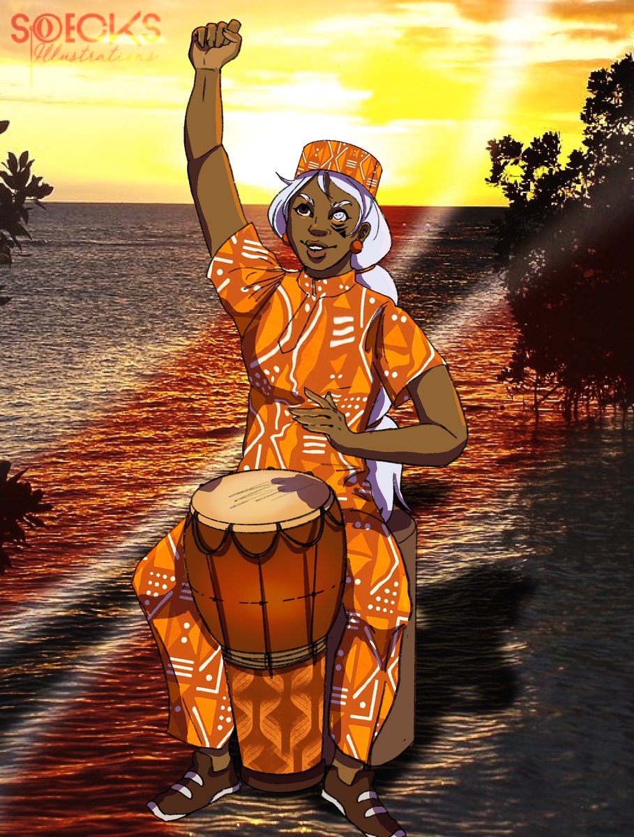 Here for #IndieAnimationDay we have some concept art for the series highlighting different Trinidadian Holidays, can you guess which one are for which? Done by <a href="/Specks_Art/">Specks 🔎 - COMMISSIONS OPEN</a>