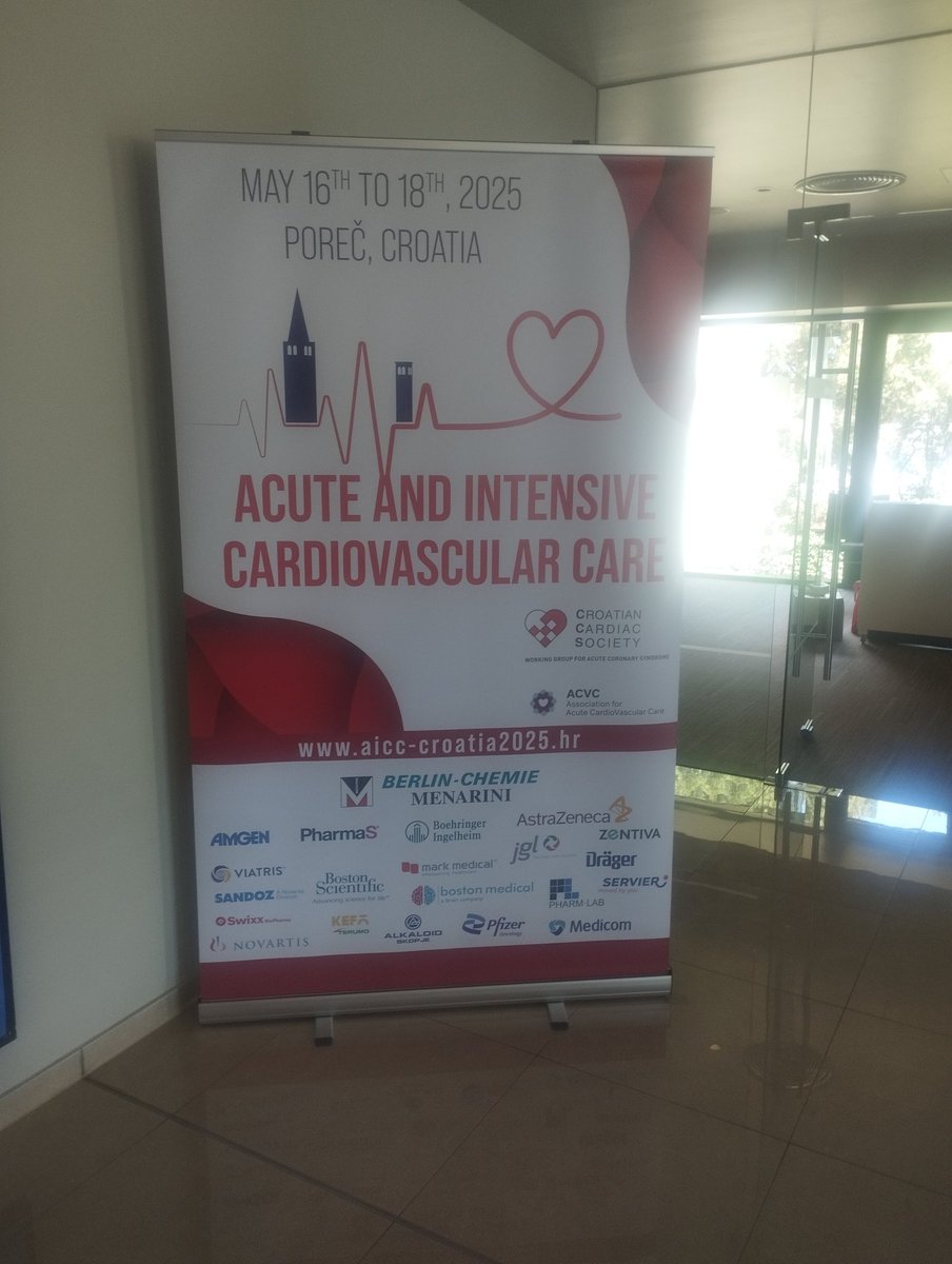 ACVCPresident (@acvcpresident) on Twitter photo It is an honor for #ACVC_ESC to be invited to support Acute and Intensive Cardiovascular Care meeting organized by Working Group for #ACS of Croatian Society of Cardiology
Looking forward to insightful lectures by international and regional faculty in beautiful Porec. <a href="/escardio/">European Society of Cardiology</a> It is an honor for #ACVC_ESC to be invited to support Acute and Intensive Cardiovascular Care meeting organized by Working Group for #ACS of Croatian Society of Cardiology
Looking forward to insightful lectures by international and regional faculty in beautiful Porec. <a href="/escardio/">European Society of Cardiology</a>