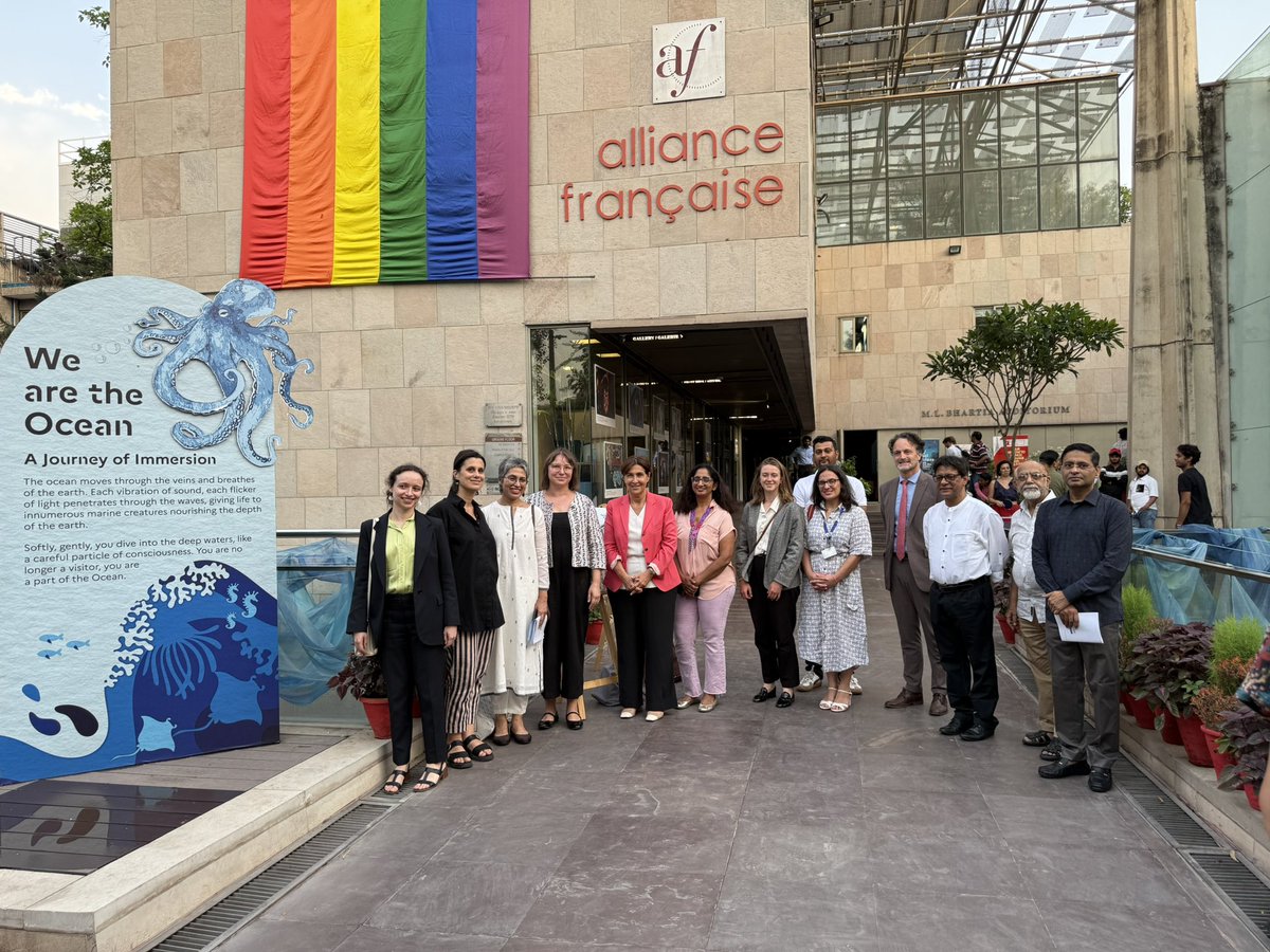 The French Institute in India (@ifiofficiel) on Twitter photo An afternoon of ideas, exchange, and connection with Anne Grillo, Director General of Globalisation 🇫🇷, at Alliance Française.
She engaged in a lively interaction with students, discovered the Festival of Ideas presentation by <a href="/AFD_France/">Agence Française de #Développement (AFD) 🇫🇷 🇪🇺</a> , and explored the evocative We Are the An afternoon of ideas, exchange, and connection with Anne Grillo, Director General of Globalisation 🇫🇷, at Alliance Française.
She engaged in a lively interaction with students, discovered the Festival of Ideas presentation by <a href="/AFD_France/">Agence Française de #Développement (AFD) 🇫🇷 🇪🇺</a> , and explored the evocative We Are the