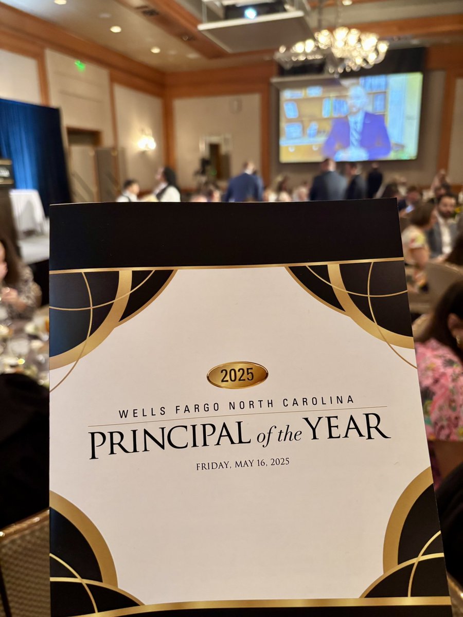 NCDPI Superintendent Mo Green (@mogreenncdpi) on Twitter photo Today we honor excellence in school leadership as we recognize our Regional Principals of the Year and announce the 2025 <a href="/WellsFargo/">Wells Fargo</a> NC Principal of the Year!
Follow along on our <a href="/ncpublicschools/">NC Public Schools</a> Facebook livestream or Instagram stories. The program will begin at 12:30p. Today we honor excellence in school leadership as we recognize our Regional Principals of the Year and announce the 2025 <a href="/WellsFargo/">Wells Fargo</a> NC Principal of the Year!
Follow along on our <a href="/ncpublicschools/">NC Public Schools</a> Facebook livestream or Instagram stories. The program will begin at 12:30p.