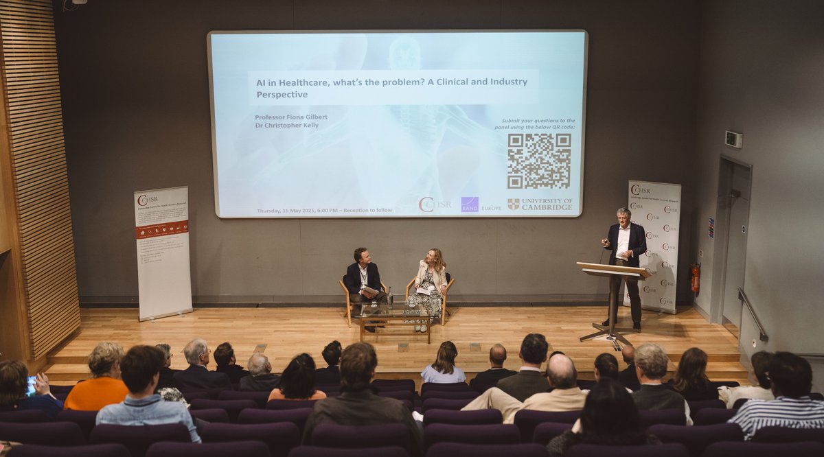 RAND Europe (@randeurope) on Twitter photo Yesterday – with the <a href="/PCU_Cambridge/">Primary Care Unit, University of Cambridge</a> – we co-hosted an insightful discussion on the promises & challenges of AI in healthcare featuring Prof Fiona Gilbert & Dr Christopher Kelly. Thanks to all who joined us! Yesterday – with the <a href="/PCU_Cambridge/">Primary Care Unit, University of Cambridge</a> – we co-hosted an insightful discussion on the promises & challenges of AI in healthcare featuring Prof Fiona Gilbert & Dr Christopher Kelly. Thanks to all who joined us!