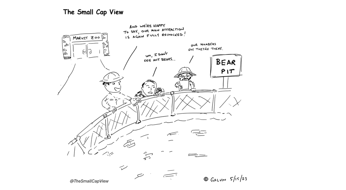 TheSmallCapView's tweet photo. @fundstrat @FundstratCap @fs_insight @YouTube Have the bears disappeared? Much of the financial media says many of the reasons to be bearish are still there but we agree the downside is much more limited. https://t.co/opwlpMmN5o
