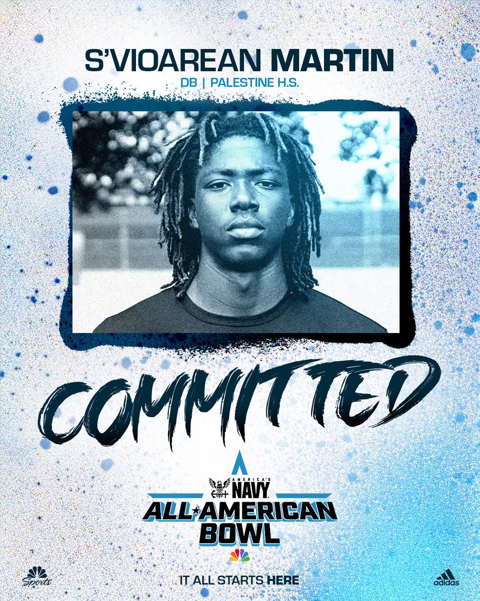 SโVioarean Martin 3โญ๏ธ (@svioareanmartin) on Twitter photo #GBTG ๐๐พThank you <a href="/AABonNBC/">Navy All-American Bowl</a> for the opportunity!
<a href="/On3sports/">On3</a> <a href="/247Sports/">247Sports</a> <a href="/Rivals/">Rivals</a> <a href="/TFloss32/">Todd Glawson</a> <a href="/BrandonOSports/">Brandon Ogden</a> <a href="/Matt_Stepp817/">Matt Stepp</a> <a href="/MikeRoach247/">Mike Roach</a> <a href="/dctf/">Dave Campbell's โ TexasFootball.com</a> <a href="/ErikRichardsUSA/">Erik Richards</a> #GBTG ๐๐พThank you <a href="/AABonNBC/">Navy All-American Bowl</a> for the opportunity!
<a href="/On3sports/">On3</a> <a href="/247Sports/">247Sports</a> <a href="/Rivals/">Rivals</a> <a href="/TFloss32/">Todd Glawson</a> <a href="/BrandonOSports/">Brandon Ogden</a> <a href="/Matt_Stepp817/">Matt Stepp</a> <a href="/MikeRoach247/">Mike Roach</a> <a href="/dctf/">Dave Campbell's โ TexasFootball.com</a> <a href="/ErikRichardsUSA/">Erik Richards</a>