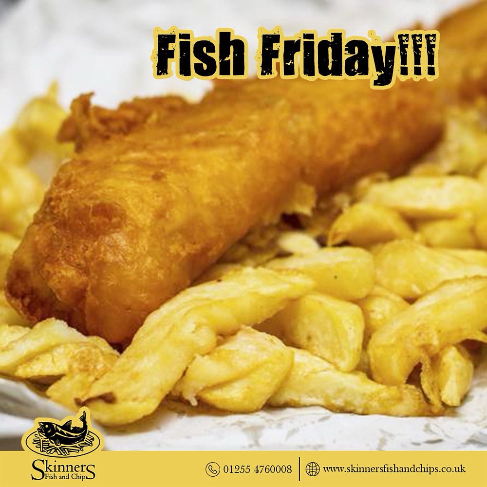 We think everyone here knows what Fridays mean...
#fishandchips #fishandchipsclacton #foodie #clacton #food #chips #bestfishandchips #callandcollect #clactononsea