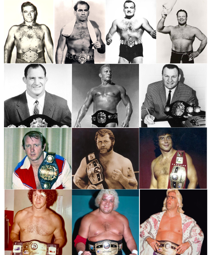 Coming soon to Shut Up and Wrestle: The NWA World Champions Series
A 13-part series spread out over the coming months, each featuring a different guest, and each spotlighting one of the classic titleholders from the golden age of the touring NWA world heavyweight champion.