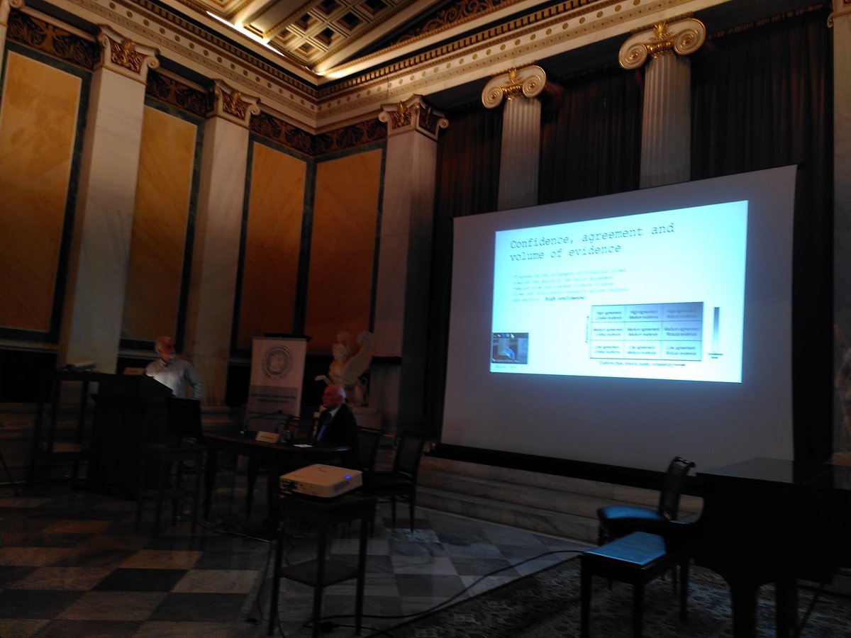 LeonieNimmo's tweet photo. This slide takes me back! Listening to @JimSkeaIPCC Chair of the IPCC at the @ENSSER_org conference Science &amp; Policy in times of multicrisis &amp; dissent. @ceobs_org @EllieKinney @eoghan_darbyshire https://t.co/u6brRwjqN8