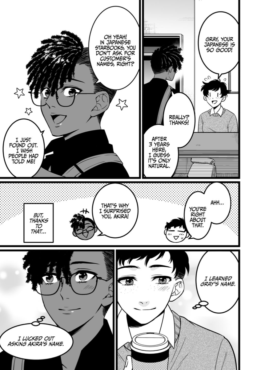 Do you want to read a story about a Black butch×Japanese butch? I wrote a story about international romance.
tomboys.booth.pm/items/3597263